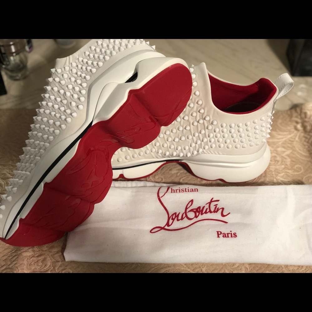 Christian Louboutin Spike Sock Trainers